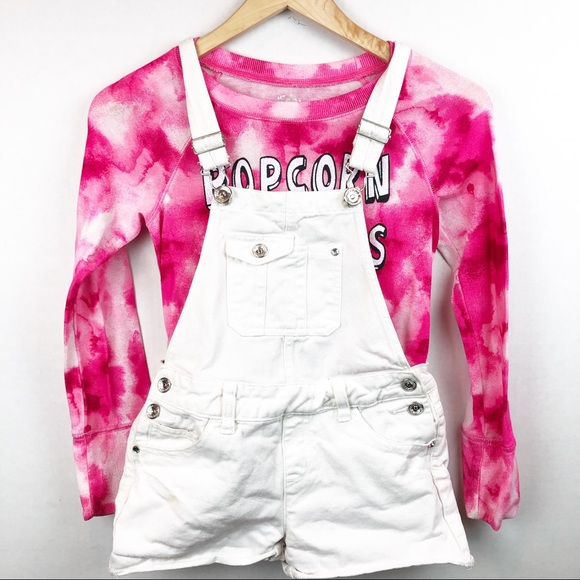 justice short overalls